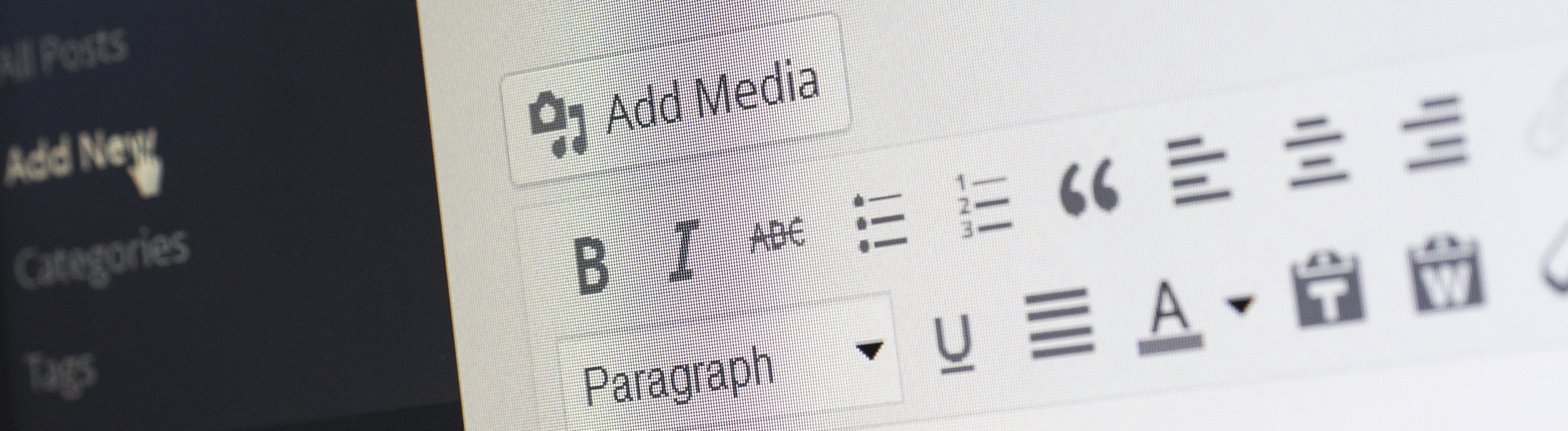 éditeur classique wordpress