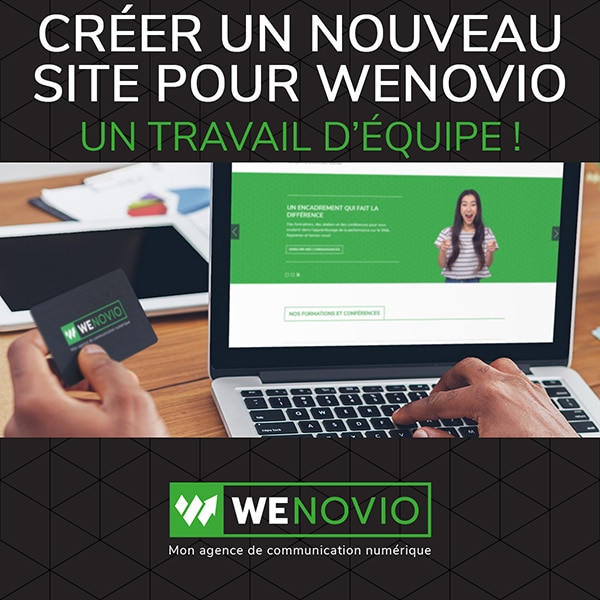 Nouveau site Web de Wenovio