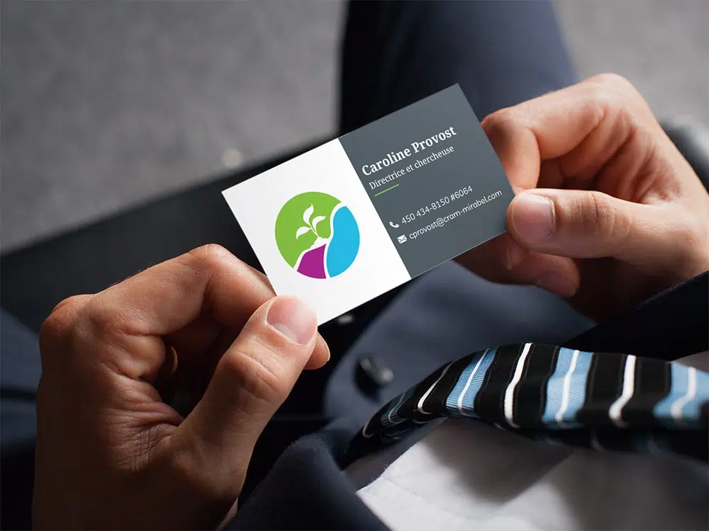 graphisme carte d'affaire