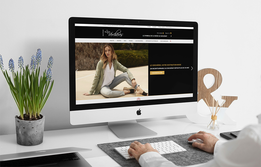 Refonte partielle du site de la boutique Le Verchères