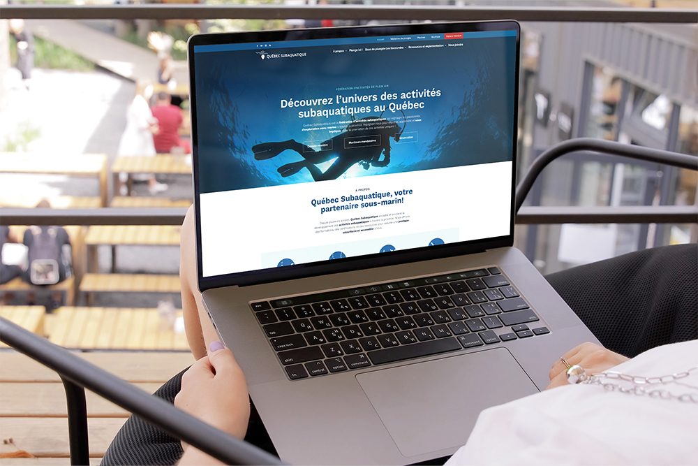 Conception site Web fédération pour Québec Subaquatique