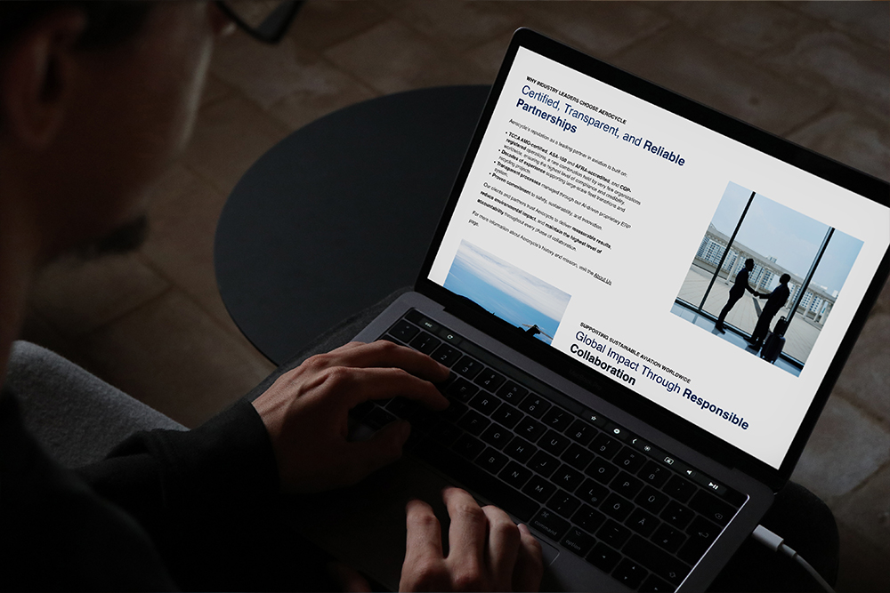 Réalisation site Web bilingue pour Aérocycle